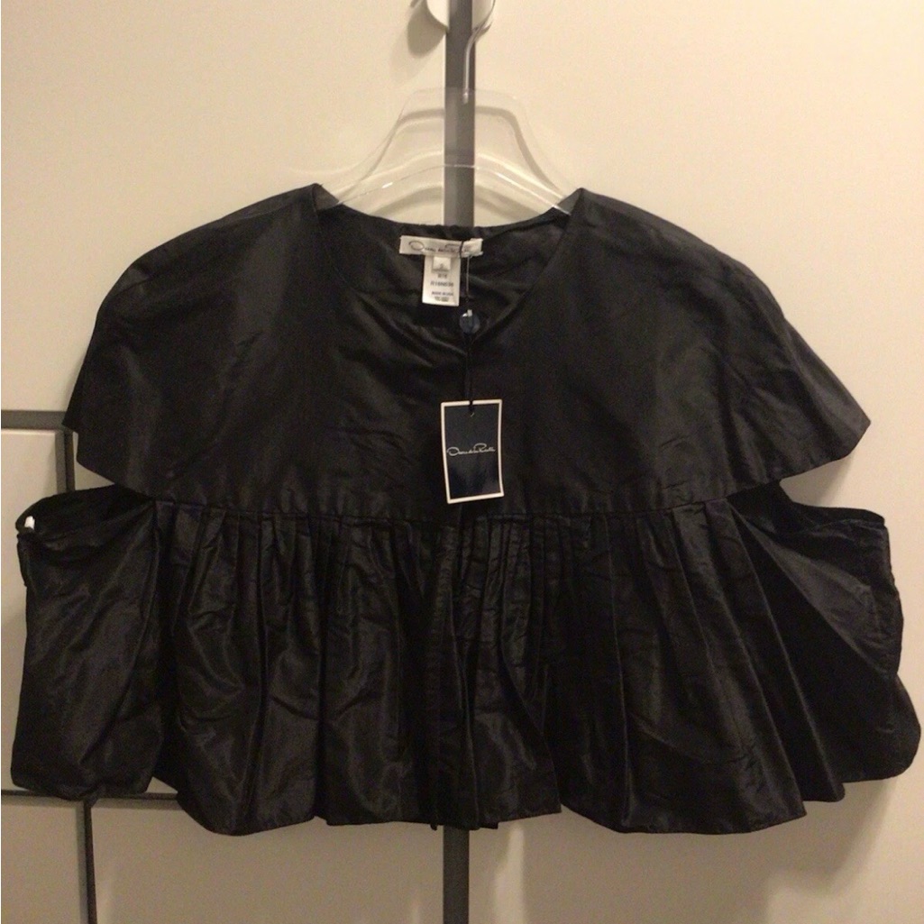 Oscar De La Renta Chic Black Women's Top